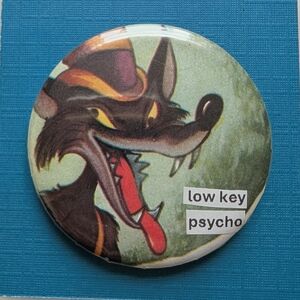 SALE 6 for $15! Retro Illustrated Handmade Vintage 2.25" Button